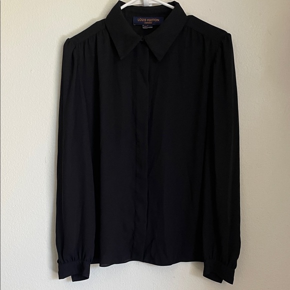 Louis Vuitton Black Uniforms blouse